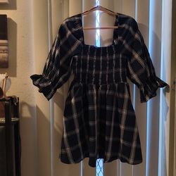 Francesca's dress size large blue