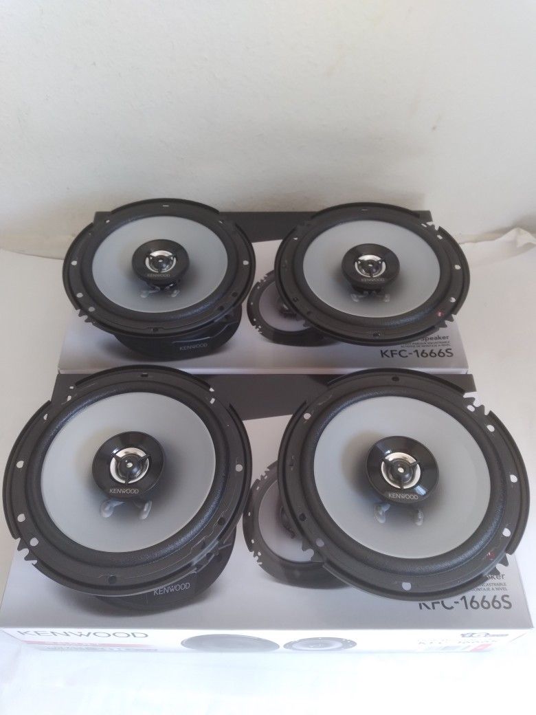 KENWOOD 2 PAIRS 6.5 INCH 2 WAY 300 WATTS CAR SPEAKER ( BRAND NEW PRICE IS LOWEST )