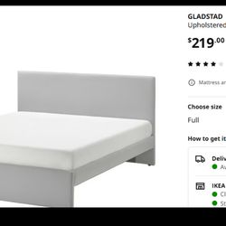 Full sized bed frame—Open Box (new)