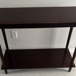 Wood Console Table