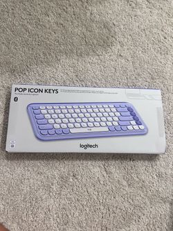 Logitech Pop Icon Keys Wireless Bluetooth Keyboard for Laptop, Tablet, PC - BRAND NEW STILL IN BOX