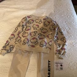 Girls Hello Kitty 2 Piece Set, New Size 5/6
