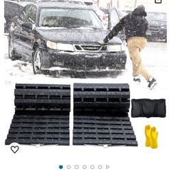 Pair Of Tire Traction Mats - 39”
