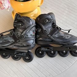 Roces  Men’s Inline Skate - Mod. Dodge Black Charcoal  Sz 10.5.