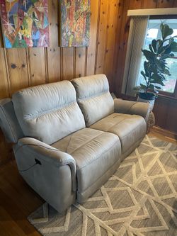 Power Recliner Sofa 2 Seater With 2 USB Plug