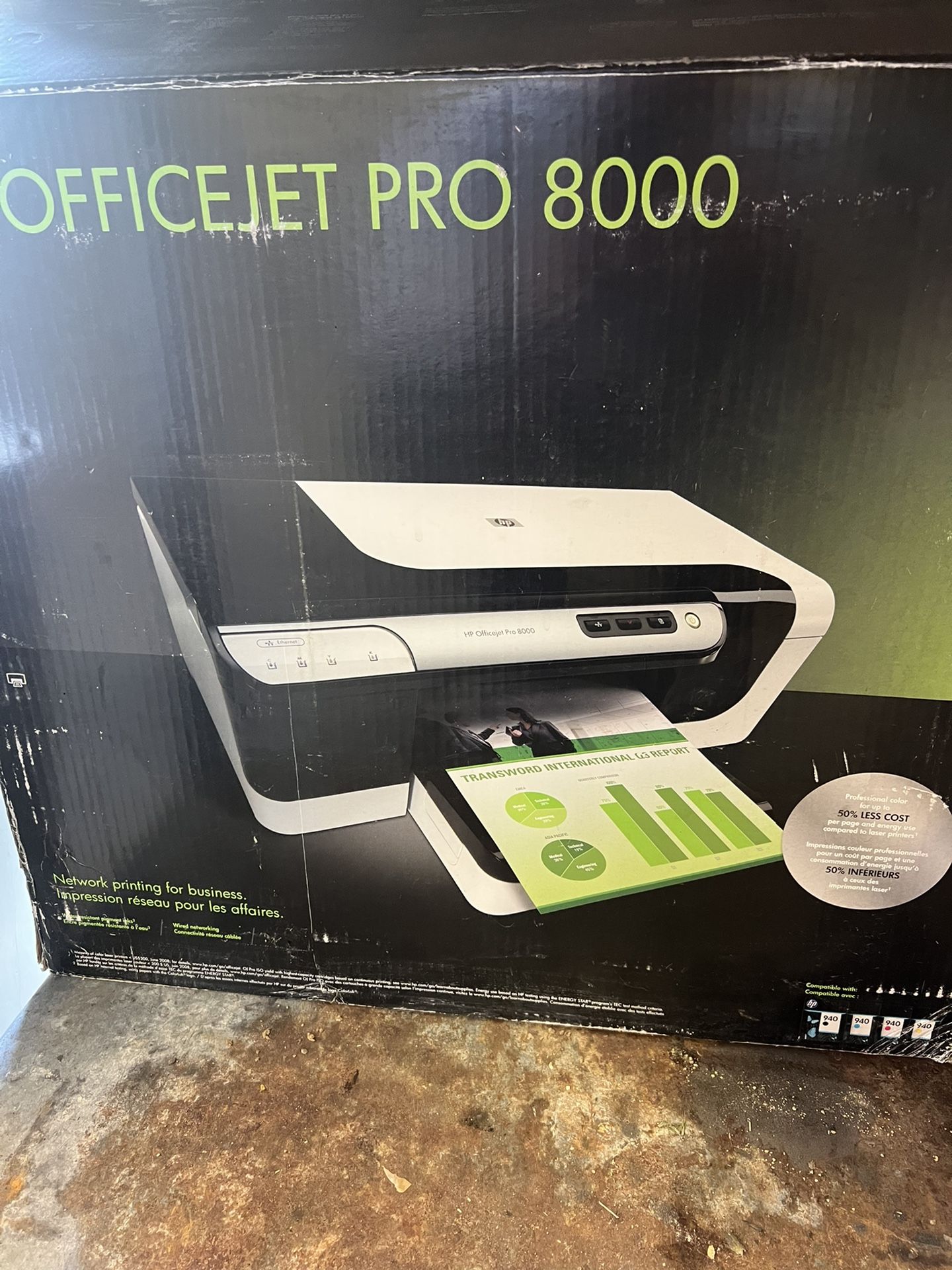 Bran Ned Printer Officejet Pro 8000