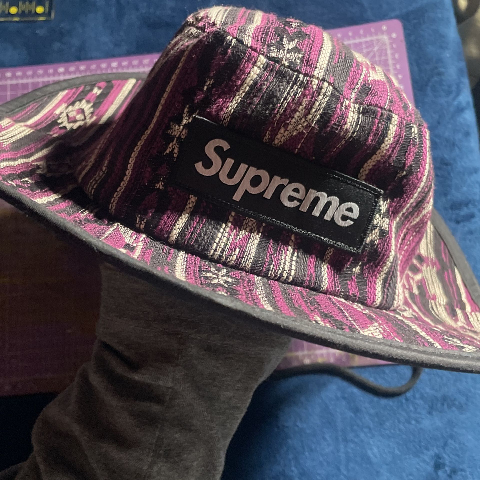 Supreme woven pattern boonie 2023