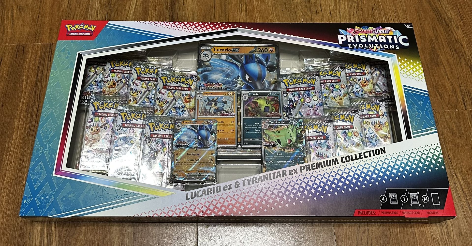 Pokemon Lucario & Tyranitar Prismatic Premium Collection