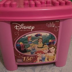 Disney Princess Mega Blok Tub and Blocks