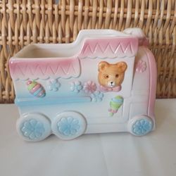 BABY TRAIN PLANTER POT