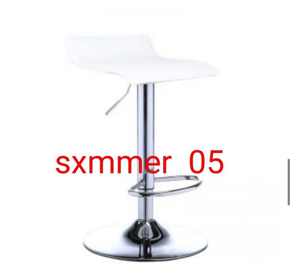 1 Piece Bar Stools New In The Box 📦 80$ Each Available In White, Grey, Dark Brown & Red Same Day Delivery