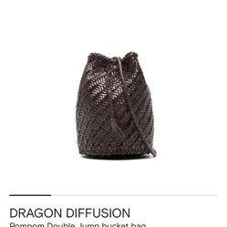 Dragon Diffusion Pompom Bucket Bag