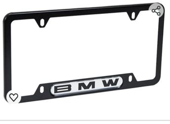 Bmw Plate Covers