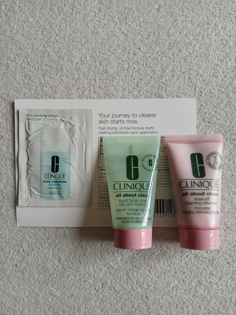 3 NEW Clinique All About Clean Cleanser