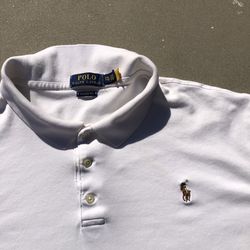 Polo Ralph Lauren White Polo Shirt 2XL