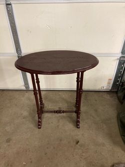 End table solid wood