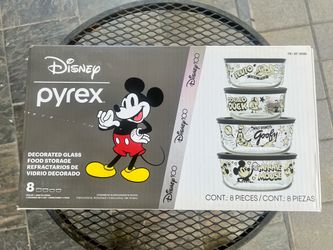 Disney Pyrex 8-Piece Glass Food Storage Set