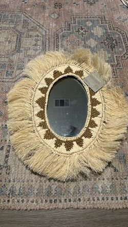 Sistal Oval Mirror! Brand New Boho Vibes!