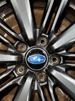 Subaru Alloy Wheel Rim Dark Gray