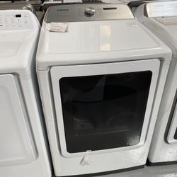 Samsung White 7.4 Cu. Ft. Electric Dryer With Steam Sanitize+