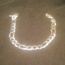 925 Italy Silver Diamond Cut Bracelet 