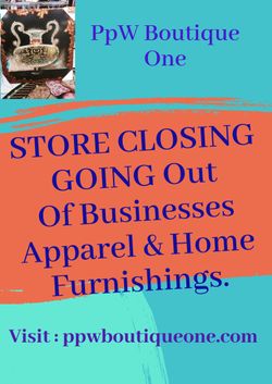 Re -Opening Clearance SALES, Up to 75 % Off All Merchandise , Purchase & Pick Up store Location.
