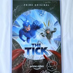 The Tick Prime Video Cast Autograph Poster WonderCon 2019