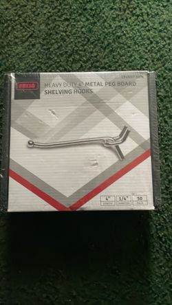 Metal pegboard hooks