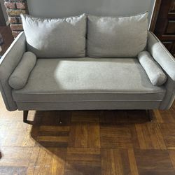 Gray Love Seat 