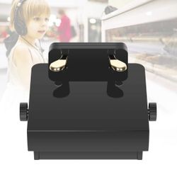 Neewer Adjustable Piano Pedal Extension Bench for Children, 13-19 cm Piano Pedal Extension Adjustable Height with 2 Pedals (Black)