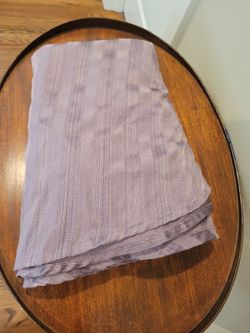 90" Round Tablecloth Great condition.  Plum Color