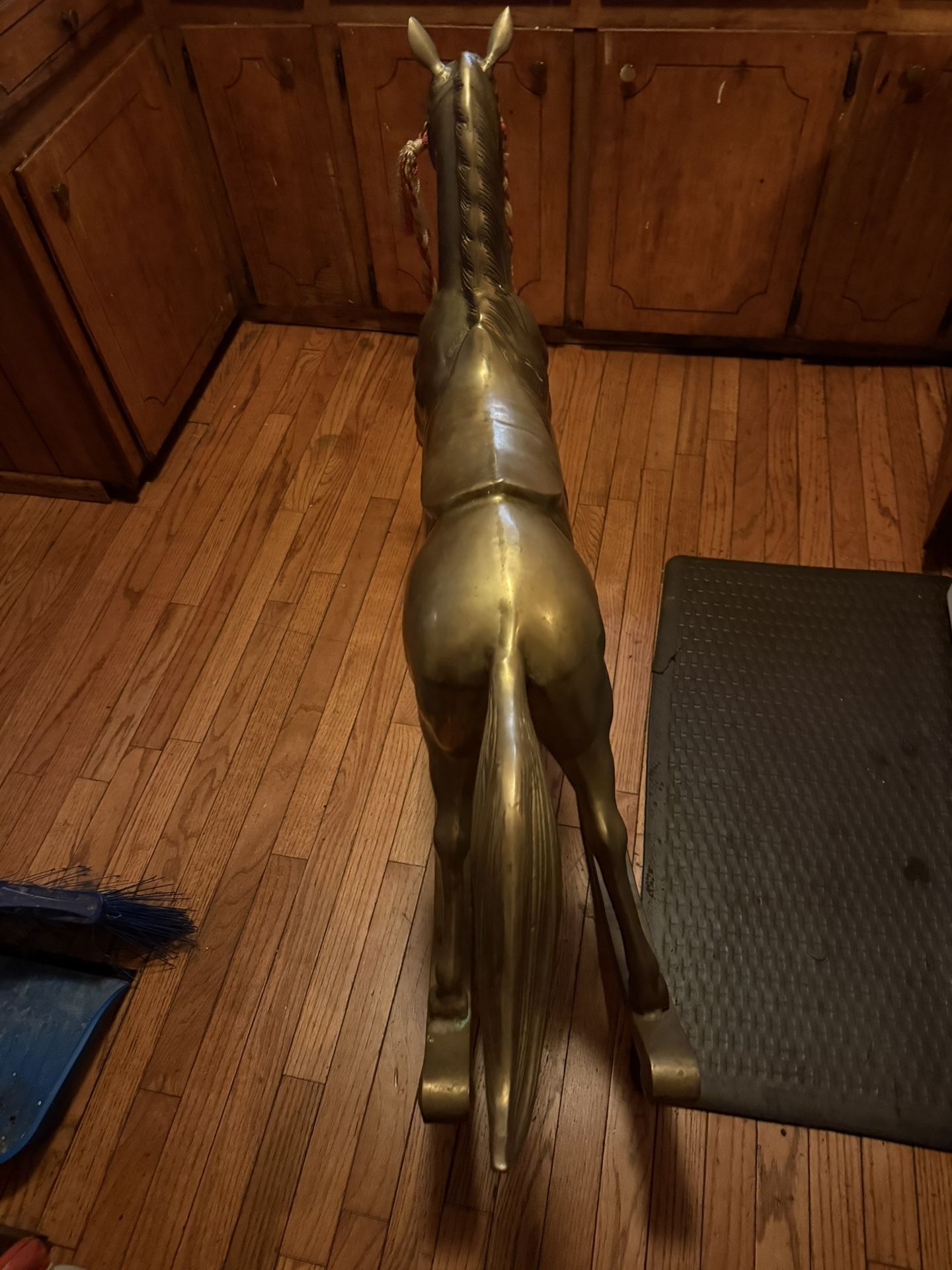 Solid Brass Rocking Horse
