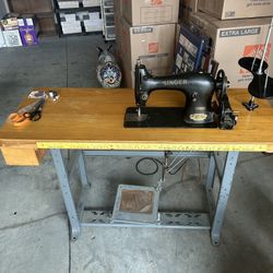 Antique singer sewing machine