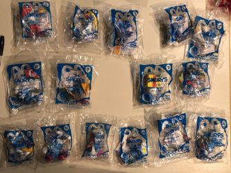 Lot of 11 SMURFS Figures McDonalds Happy Meal Toys 2011 Peyo 3” PVC New in Bag