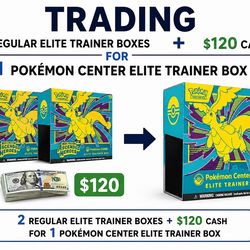 Trading for Ascended Hero ETB Pokemon Center