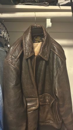 Schott U.S. Army Leather Flight Jacket