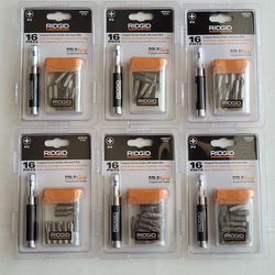 Rigid 16 Pc Drill Bit sets