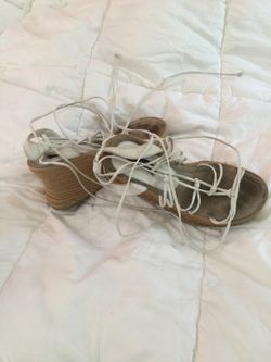 espadrilles wedges - size 9