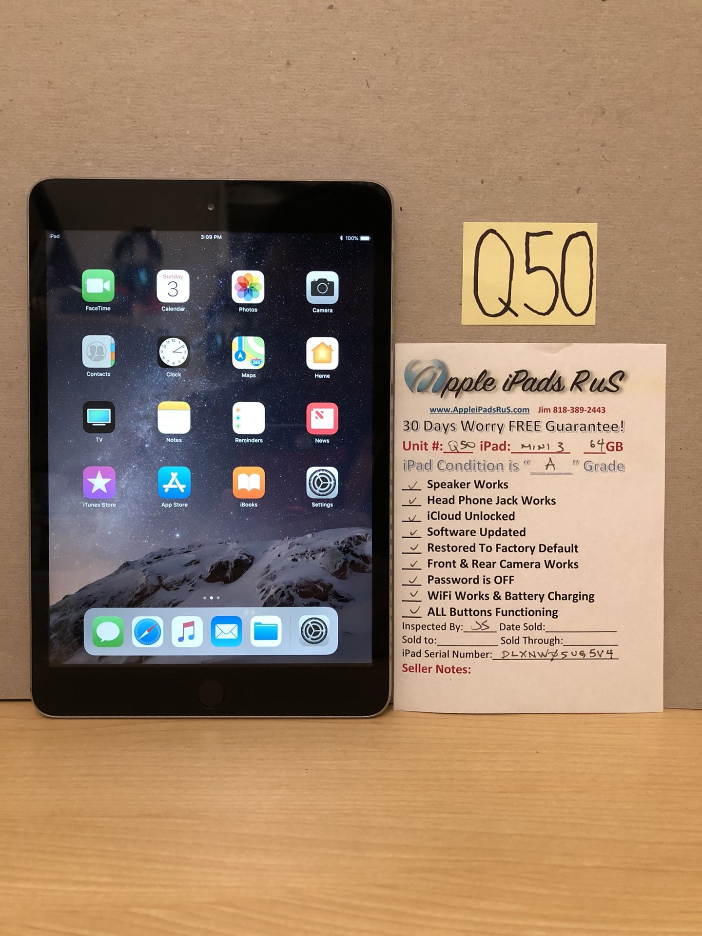 Q50 - iPad mini 3 64GB