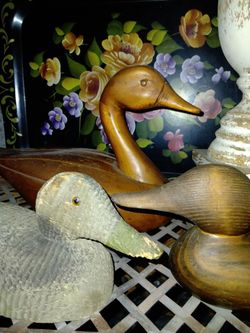Antique Wooden Duck Decoys