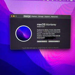 2015 Mac Book Pro 13 Inch