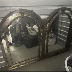 Antique Double Mirror 