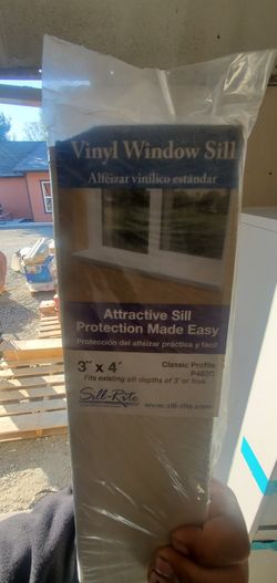 Vinyl window sill 8pack 3' x 4'