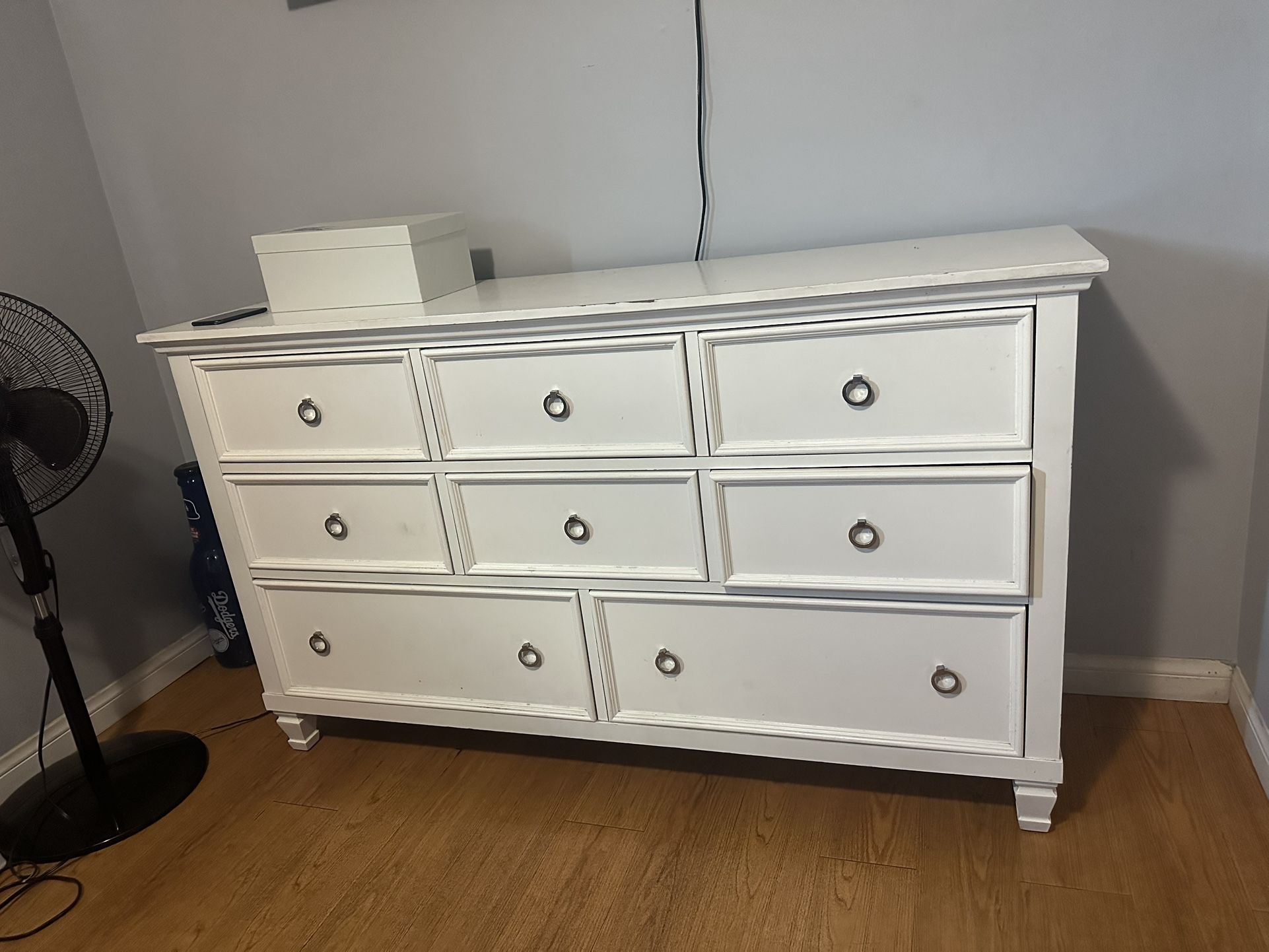 White dresser