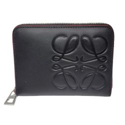 LOEWE Grained Leather Zip-Around Wallet