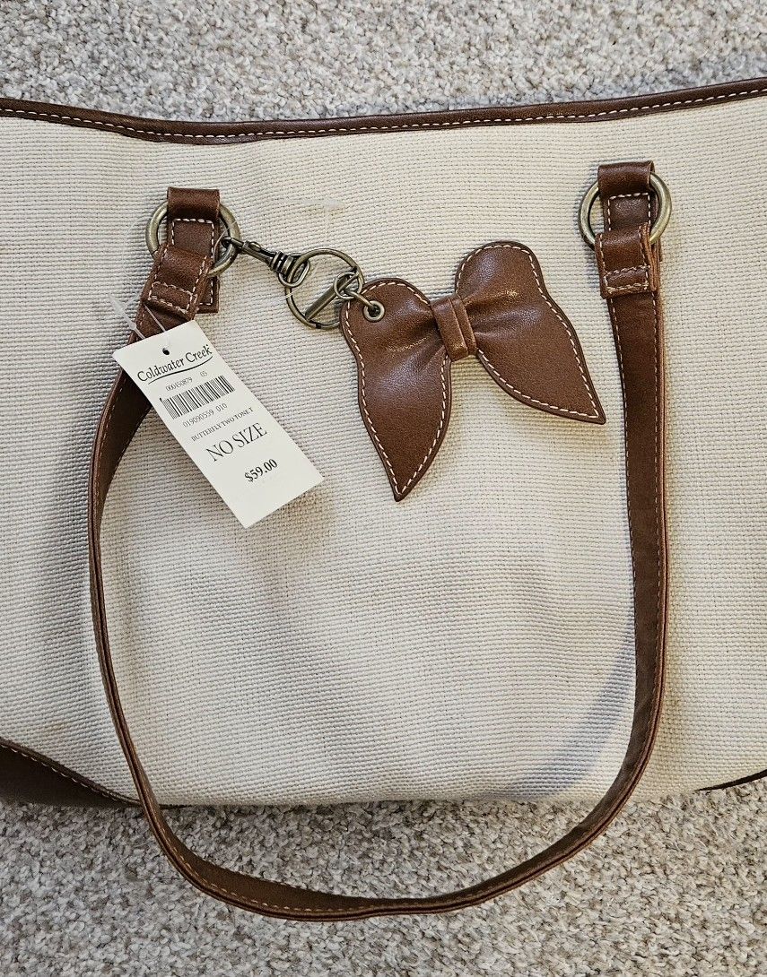 New Coldwater Creek Canvas Tote