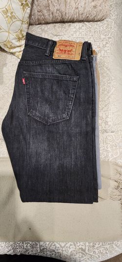 Levi's 501 Jeans 38x30 Black Denim
