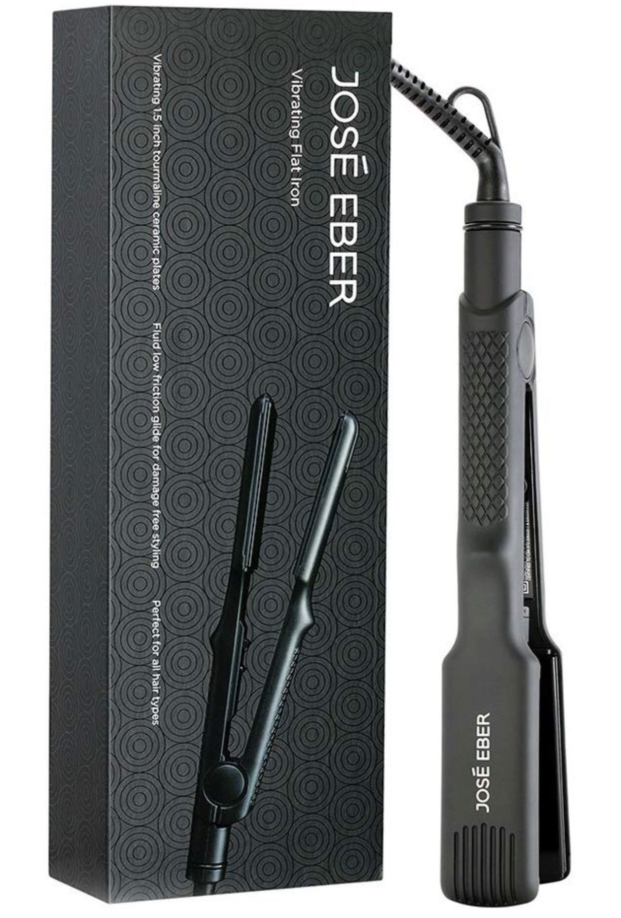 Jose Eber Vibrating 1.5" Flat Iron Hair Straightener Iron Innovative vibrating technology