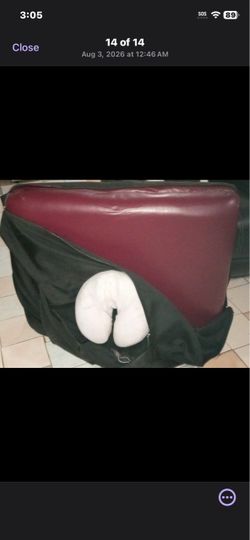 Massage table