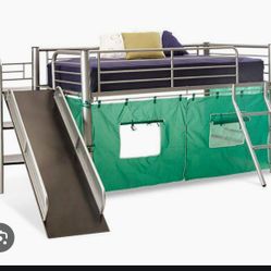 Metal Bunk Bed frame With Slide.